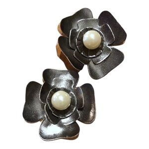 1960s Vintage Clip On Flower Embellishment for Shoes